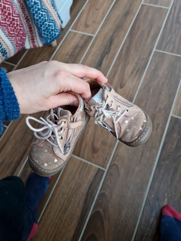 Paire de bottines bébé Pointure 22 gbb cuir - photo numéro 3