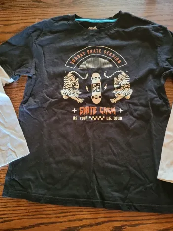 Tee-shirt manche longue noir