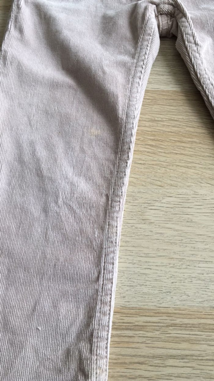 Pantalon velours beige 36 mois jacadi - photo numéro 5