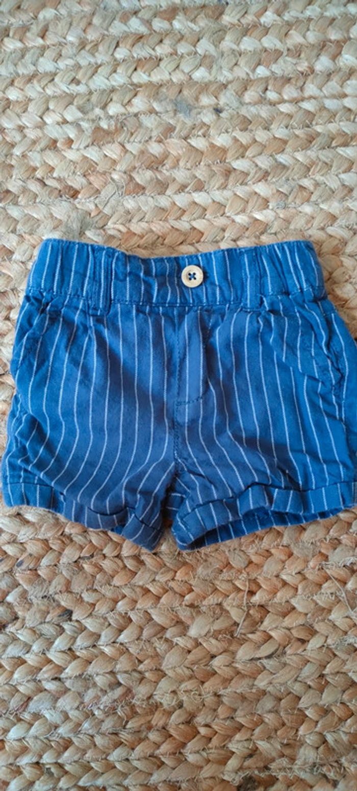 Short rayé