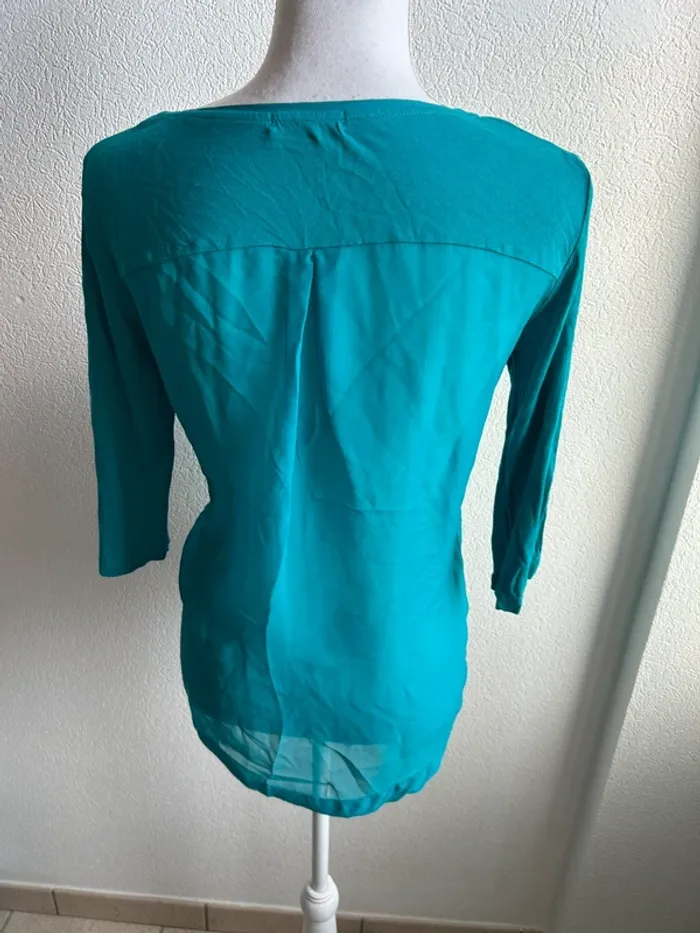 Haut turquoise etam - photo numéro 2