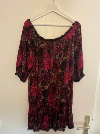 Robe fleurie Mango taille unique