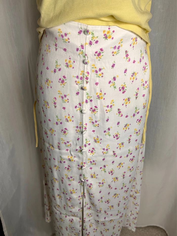 Jupe Saia rock Skirt falda Gonna Rok woman mujer dress été fleuri fluide vintage printemps fleurs - photo numéro 5