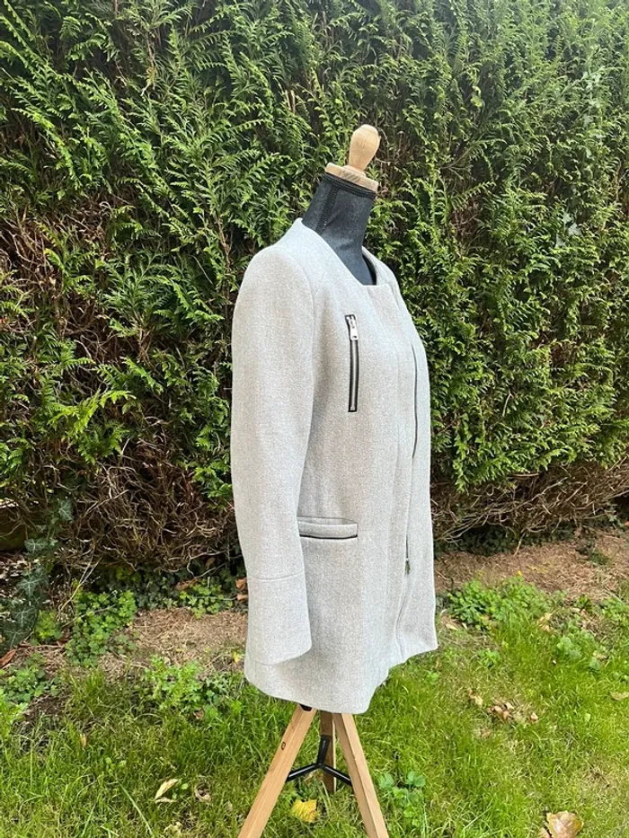 Veste - manteau - gris - Pimkie - taille 36 - photo numéro 5