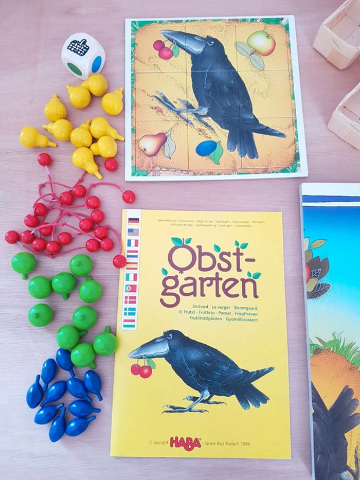 Haba jeu coopératif Le verger avec fruits en bois - photo numéro 6
