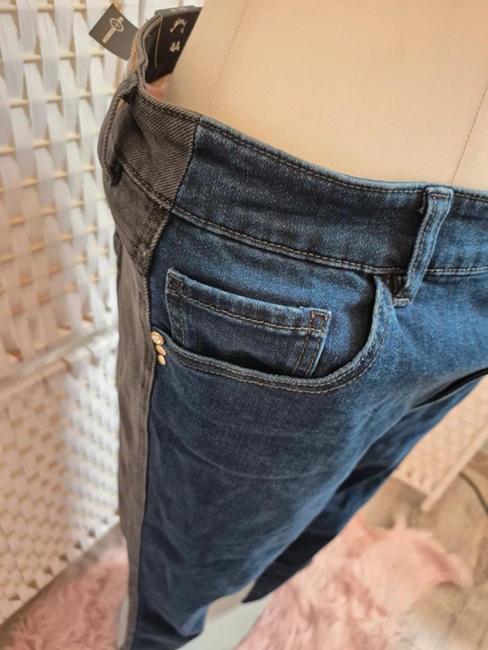 💕Jolie jean slim taille haute cropped femme T44 Mosquitos💕 - photo numéro 12