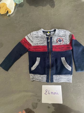 Gilet zippé smiley