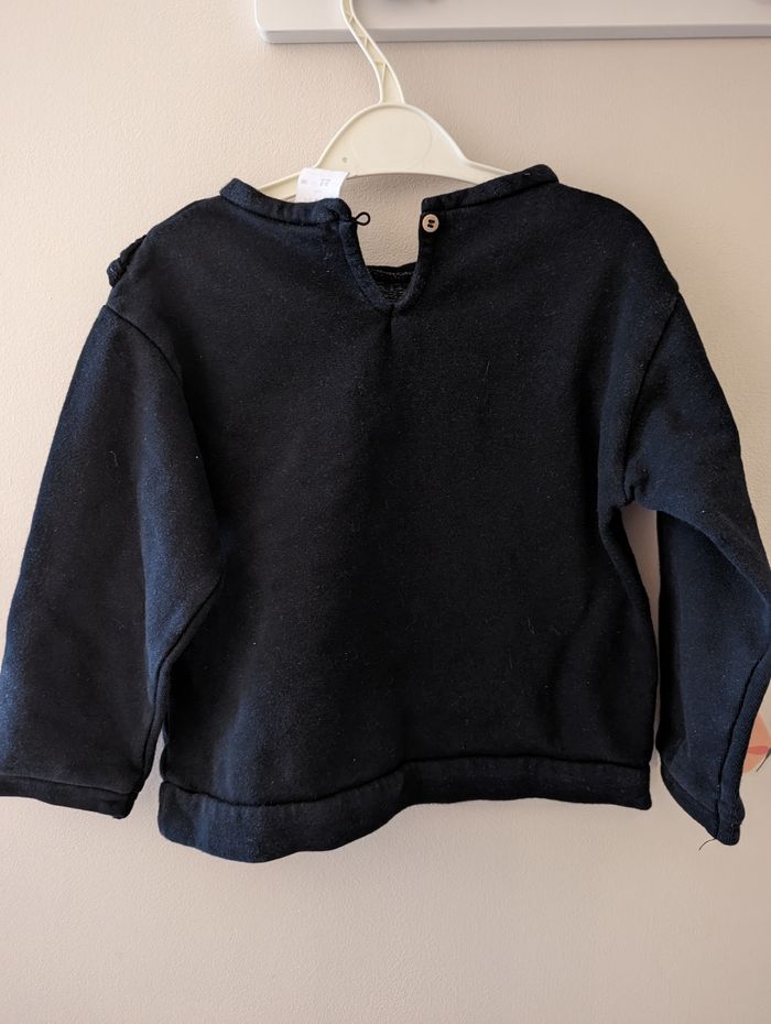 Sweat noir zara - photo numéro 2