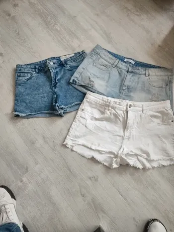 Lot de 3 short en jeans