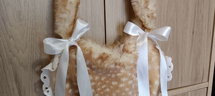 Sac coeur fourrure faon - photo numéro 4