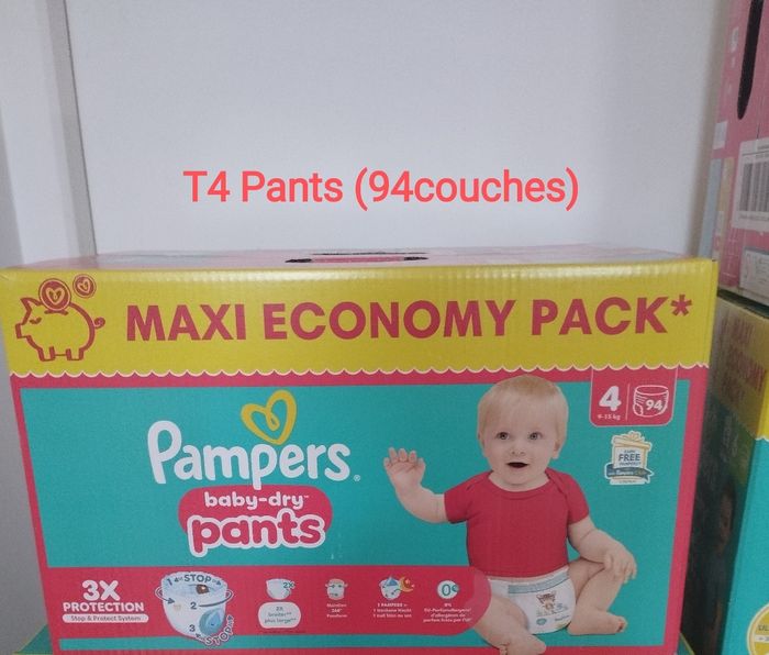 Pampers T4 pants lire l annonce