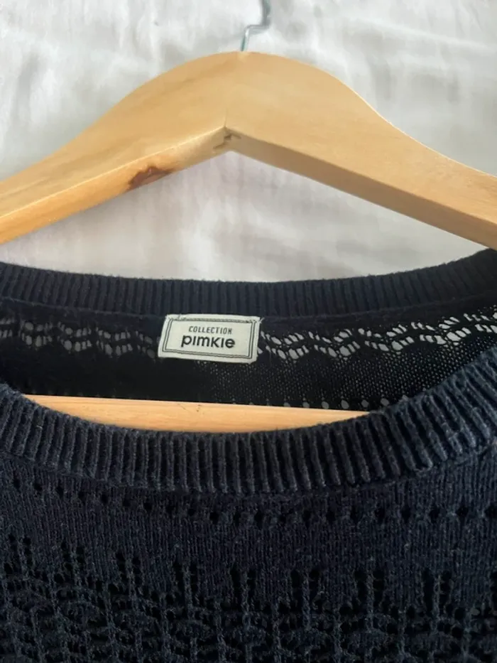 🔹 Pull maille ajourée bleu marine – Pimkie 🔹 - photo numéro 4