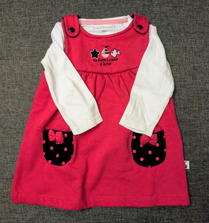 4 robes + 4 T-shirts + 1 Legging - Multimarques - 6 mois - 68 com - photo numéro 18