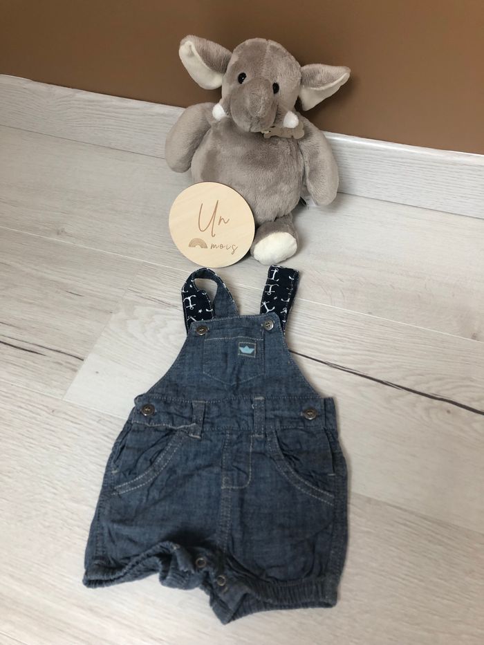 Salopette short 1 mois