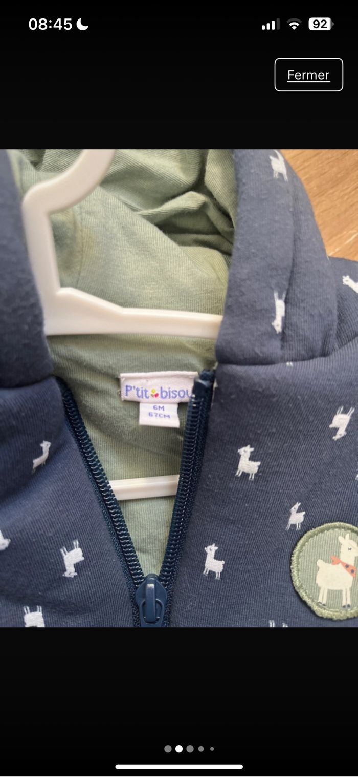 Veste 6 mois - photo numéro 2