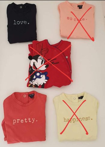 Lot de 2 bodies pyjamas fins une pièce