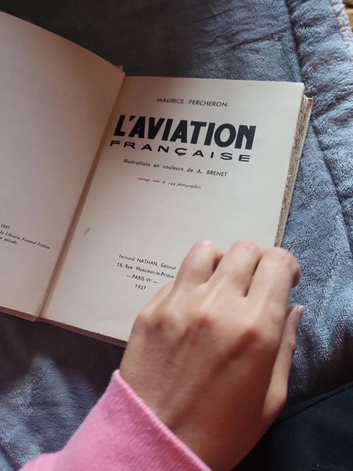 Livre ancien l'aviation française Maurice percheron - photo numéro 5
