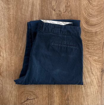 Pantalon bleu marine Dickies Relaxed Straight pour homme, taille W 36 x 32 (46 taille française)