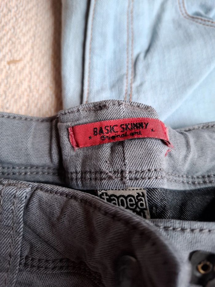 Magnifique lot de 3 jean slim fit fille 12 ans - photo numéro 3