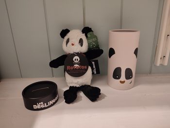 Déglingos Peluche avec boîte cadeau Petit Simply Rototos le panda