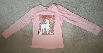 T shirt rose okaidi 10 ans paillette réversible