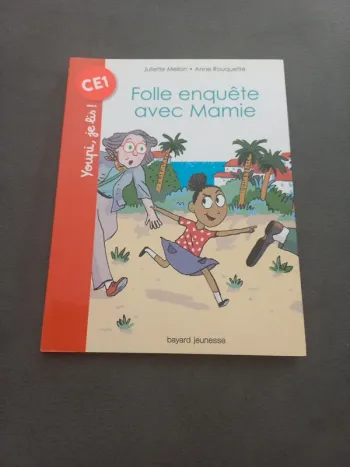 Youpi je lis ce1 folle enquête avec mamie