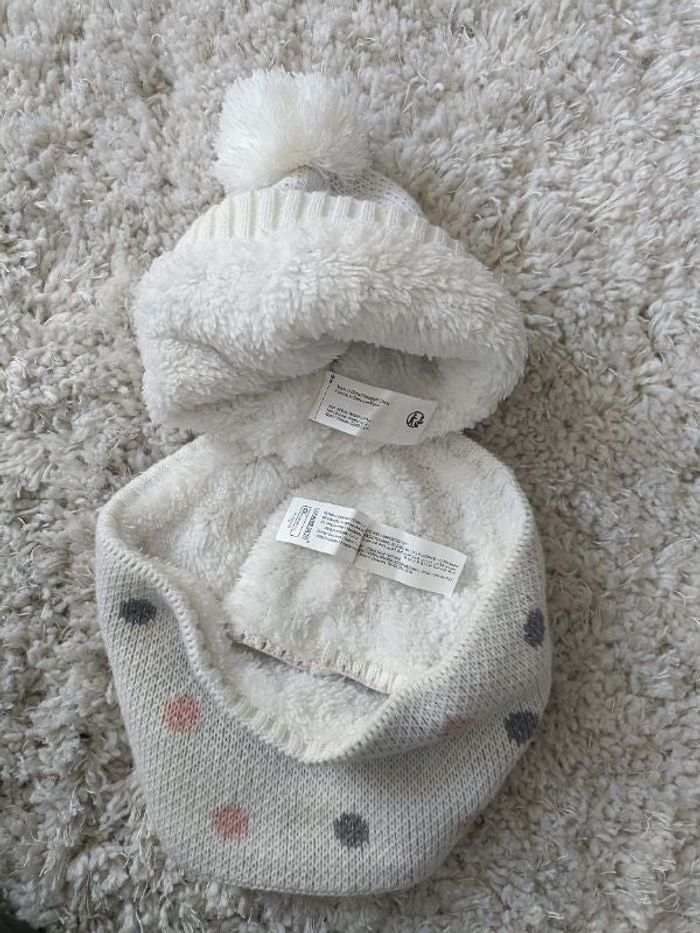 Ensemble bonnet et tour de cou en 8/12 ans