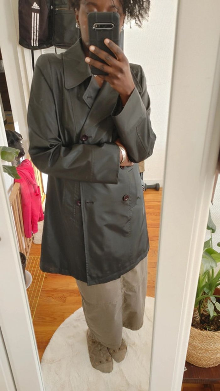 Manteau trench imperméable taille 38 40 M - photo numéro 5