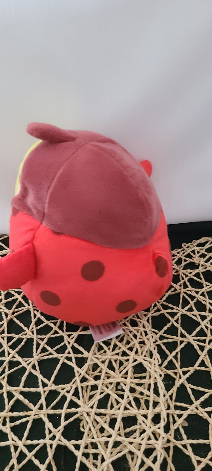 Peluche Molang le poussin piu piu déguisé en coccinelle - photo numéro 5