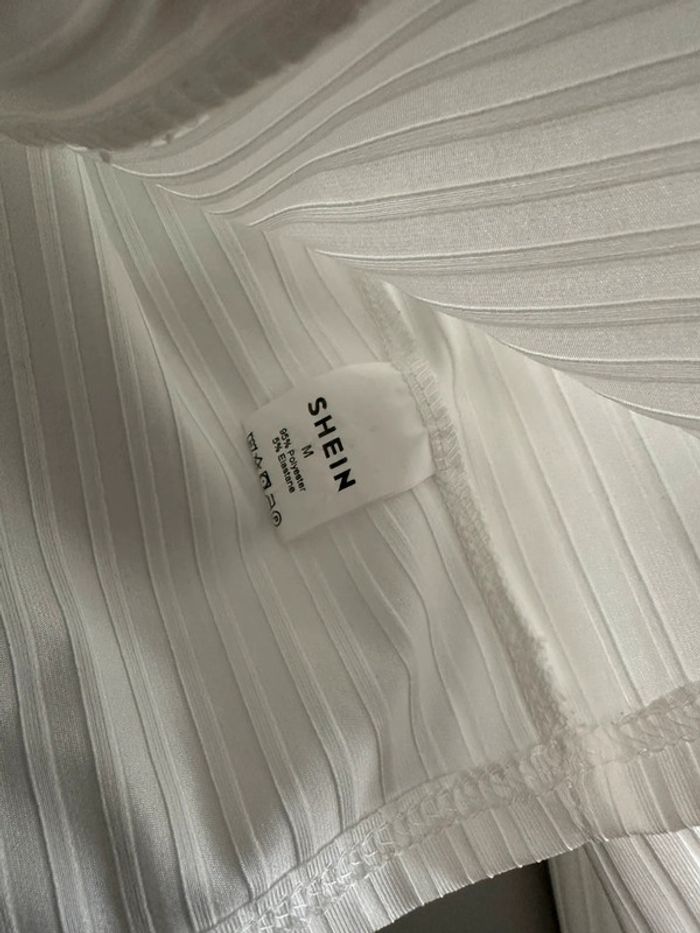 Top blanc Shein taille M - photo numéro 3