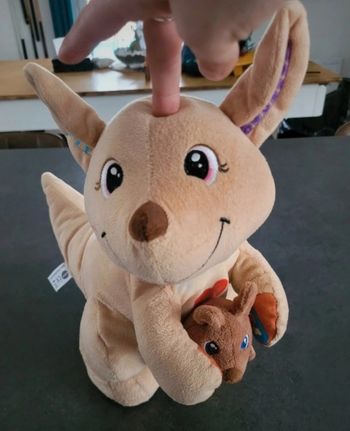 Peluche maman kangou-love