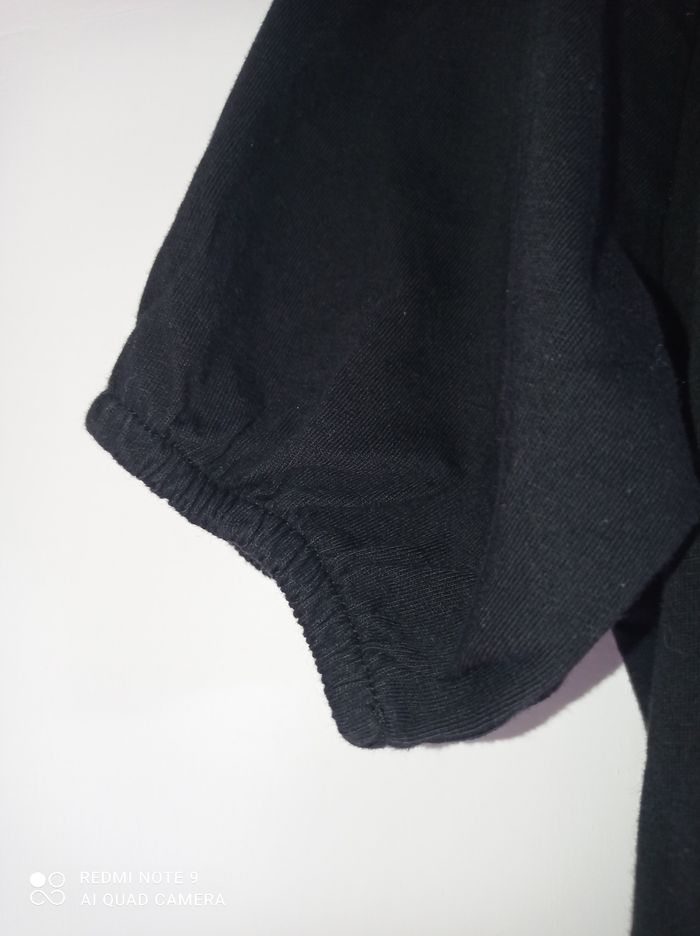 T-shirt fille fantaisie noir brodé, ZARA, taille 11-12 ans - photo numéro 4