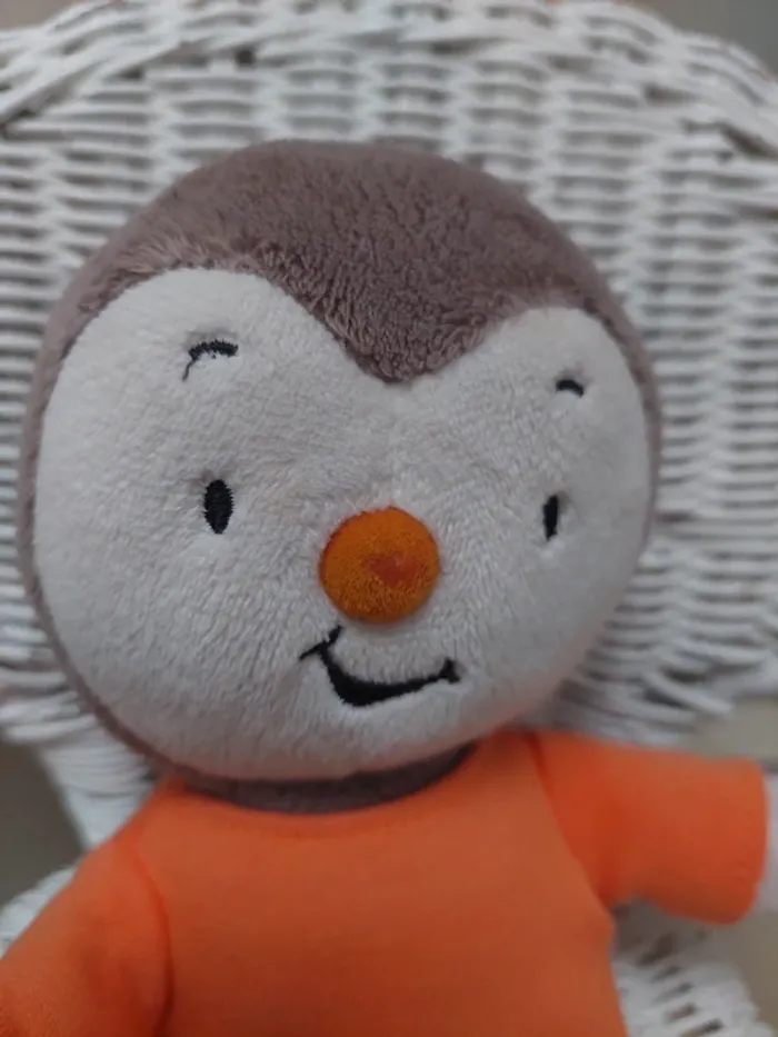 Tchoupi - peluche t-shirt orange - photo numéro 2