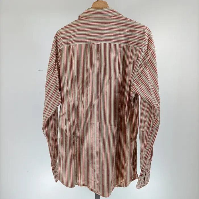 Chemise rayée rouge beige et blanc D&G Dolce & Gabbana - Taille 52 - Made in Italy - A040 - photo numéro 7
