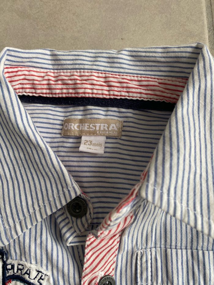 Ensemble chemise pantalon bébé garçon 24 mois 2 ans - photo numéro 8