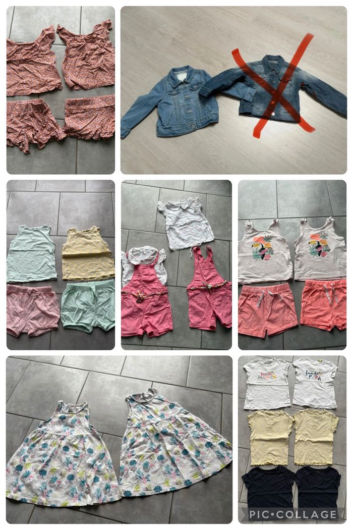 Lot de 25 vêtements été taille 36mois