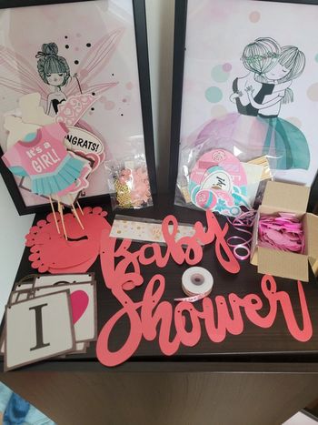 Accessoires pour baby shower fille