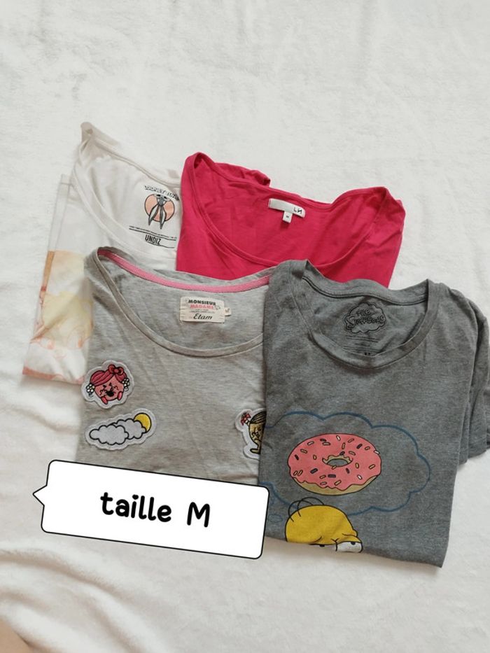 Lot tee-shirt pyjama femme