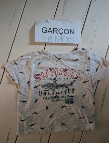 Tee shirt bébé garçon 18 mois