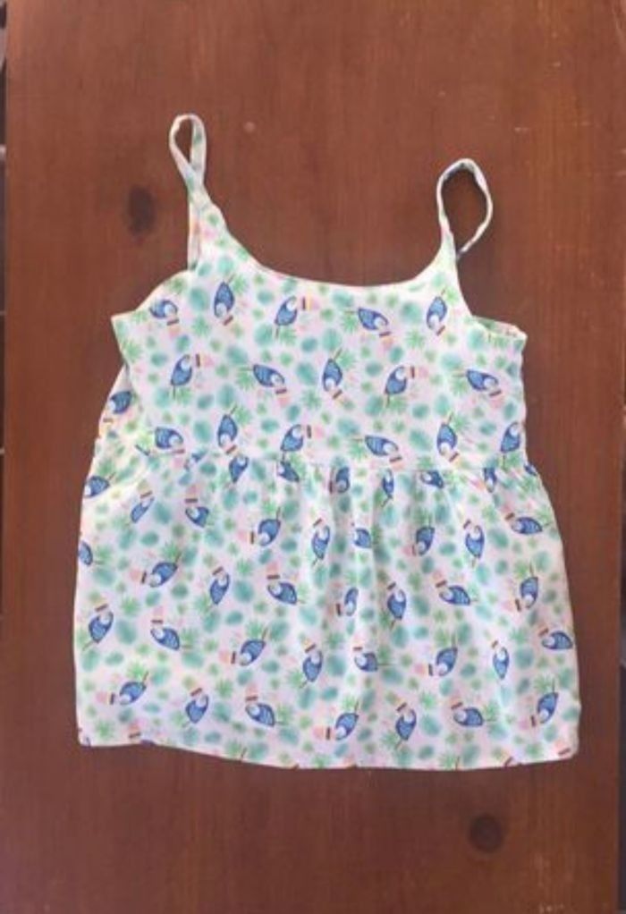 Débardeur toucans et feuilles - photo numéro 2