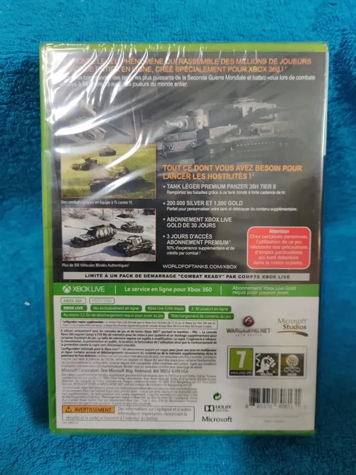 XBOX360 World of tanks - photo numéro 2