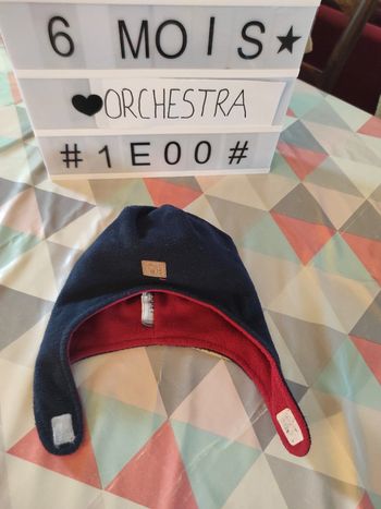 Cagoule casquette hiver 6 mois