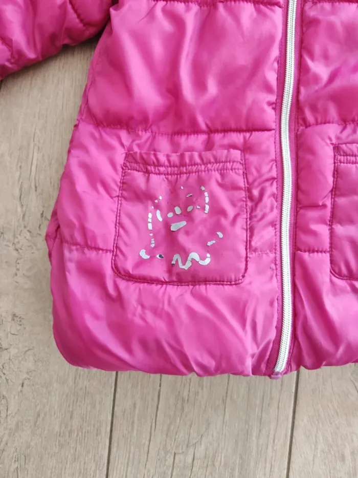 Doudoune rose fushia taille 3 ans - photo numéro 2