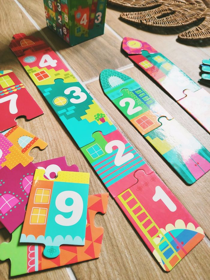 🏠Puzzle 2 en 1 les numéros marque Apli kids - photo numéro 2