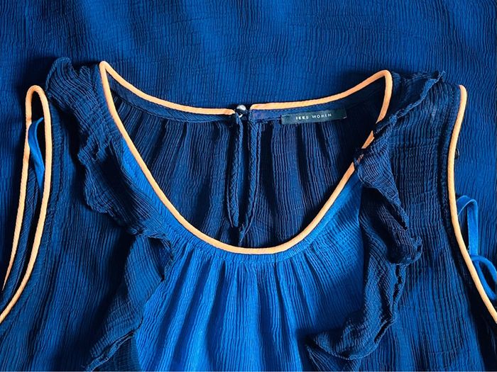 Blouse en crêpe avec doublure Ikks T-34 - photo numéro 4