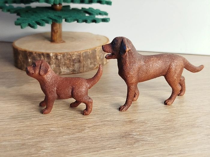 Figurine chien chiot labrador Animal domestique Schleich - photo numéro 2