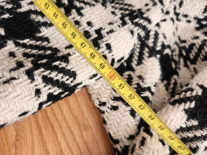 Manteau  mi longue  à  carreaux  tweed - photo numéro 3