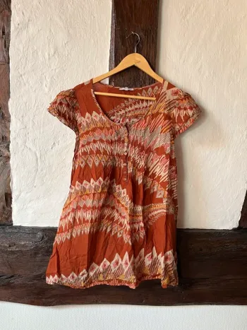 Tunique imprimée Etam – 100% coton – T.42