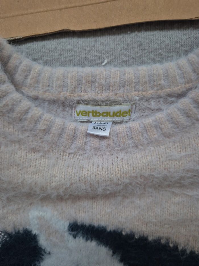 Pull fille 5 ans vertbaudet - photo numéro 4