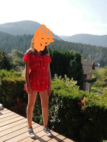 Combinaison Short avec petites fleurs